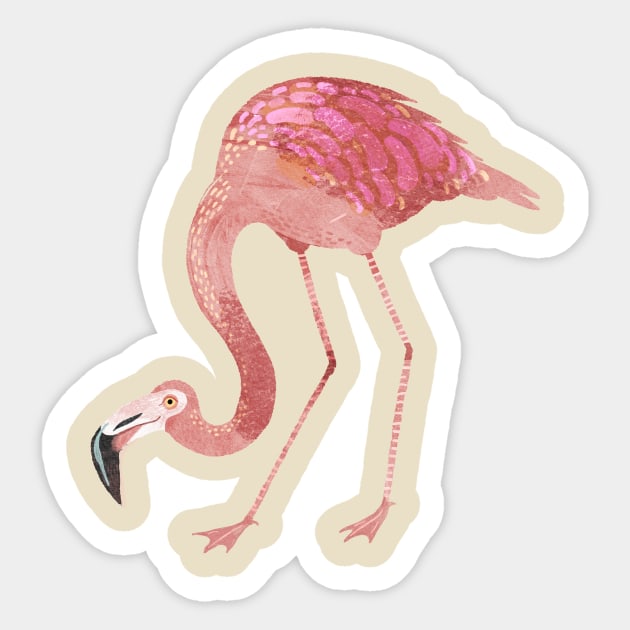 Flamingo Sticker by Rebelform